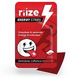 Riize Energy Quick Dissolving Strips, Vitamin Supplement With Electrolytes, Caffeine and Vitamin B12, 3 Per Pack View 1