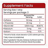 Riize Energy Quick Dissolving Strips, Vitamin Supplement With Electrolytes, Caffeine and Vitamin B12, 3 Per Pack View 4