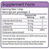 Riize Sleep Quick Dissolving Strips, Supplement With Valerian Root, Melatonin & Vitamin B6, 3 Per Pack View 3