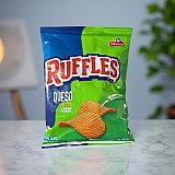 Ruffles Queso Flavors Potato Chips With Ridges, 1 Oz, 10 Packs View 3