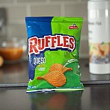 Ruffles Queso Flavors Potato Chips With Ridges, 1 Oz, 10 Packs View 4
