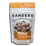 Sanders Small Batch Mini Milk Chocolate Peanut Butter Caramels | 3.75 Oz, 4 Pack View 5