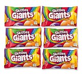 Skittles UK Imports, Giants 3x Bigger, Fruits 45 gm bag | 6 pack
