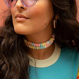Smarties Candy Necklaces Individually Wrapped, Fruit Flavored Bulk Candy on Stretch String, 24 Count View 6