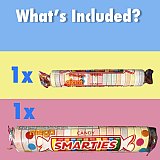 Smarties Candy Ultimate Variety Pack includes Mega Roll, Giant Roll, Mega Lollipops, Lollipops, Monies, Sour Rolls and Regular Rolls