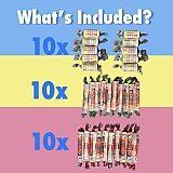 Smarties Candy Ultimate Variety Pack includes Mega Roll, Giant Roll, Mega Lollipops, Lollipops, Monies, Sour Rolls and Regular Rolls View 3