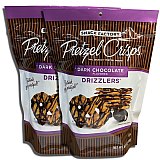 Snack Factory Dark Chocolate Pretzel Crisps Drizzlers 5.5 Ounce, 2 Packs View 2