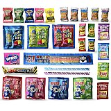 Sour Candy Variety Sampler Pack, Up to 30 Flavors | 60 Units Featuring Slush Puppy, Warheads, Icee, Nerds and more View 3