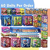 Sour Candy Variety Sampler Pack, Up to 30 Flavors | 60 Units Featuring Slush Puppy, Warheads, Icee, Nerds and more View 4