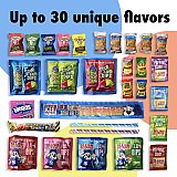 Sour Candy Variety Sampler Pack, Up to 30 Flavors | 60 Units Featuring Slush Puppy, Warheads, Icee, Nerds and more View 5