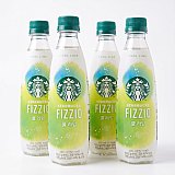 Starbucks Fizzio Korean Import Sparkling Drinks, 4 Pack | Cool Lime