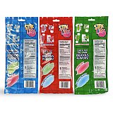 Stik Liks, Unique Rollable, Bendable Lollipops In Strawberry, Watermelon and Blue Raspberry, 15 Total Lollipops View 3