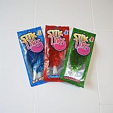 Stik Liks, Unique Rollable, Bendable Lollipops In Strawberry, Watermelon and Blue Raspberry, 15 Total Lollipops View 4