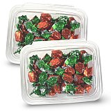 Strawberry Filled Nostalgic Grandma Candy | Classic Fruity Liquid Center Treats | 2 Bulk 8 Oz Tubs (1 Lb Total) View 1