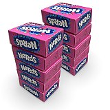 Strawberry Nerds Miniature Individual .4 oz Boxes, Perfect Portions, 20 Total View 7