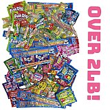 Sweet & Sour Candy Variety Sampler 2 Lb. With Lemonhead, efrutti, Icee, Fun Dip, Smarties, Airheads, Slush Puppy, Warheads, Icee, Nerds and more, 130 Pieces View 2