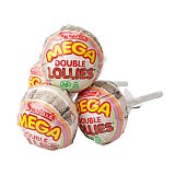 Swizzels MEGA Double Lollies UK Imported Candy | Nostalgic & Long Lasting 32g, 4 Pack