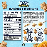 Teddy Grahams Honey Graham Snacks, 20 Pack, 1 oz Bags, Crunchy Bear-Shaped Graham Crackers Made with Real Honey View 6