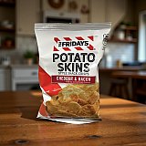 TGI Fridays Cheddar and Bacon Potato Skins, 1.75 oz, 10x Bags View 3
