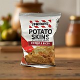 TGI Fridays Cheddar and Bacon Potato Skins, 1.75 oz, 10x Bags View 4