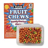 Tootsie Candy Coated Chews – Mega Tootsie Rolls (0.92") & Fruit Chews (0.55") | 1 lb Tub or 2 lb Combo Pack View 5