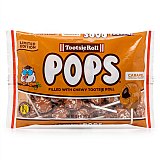 Tootsie Fall Candy Favorites | Caramel Tootsie Pops 12.6 oz Bag