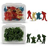Toy Army Soldier Gummies 1 lb Tub, Green Apple or Red White & Blue Gummy Candy Choose Flavor View 7