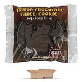 Triple Chocolate Fudge Filled Whole Grain Nostalgic School Cookie | 15 Ct View 4
