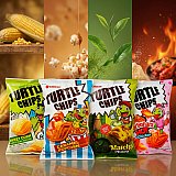 Turtle Chips Korean 4-Layer Crispy Snack Chips 2 Pack, Choose Flavor Imported Korean Snack View 3