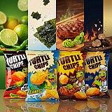 Turtle Chips Korean 4-Layer Crispy Snack Chips 2 Pack, Choose Flavor Imported Korean Snack View 4