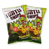 Turtle Chips Korean 4-Layer Crispy Snack Chips, 2 Pack | Matcha Choco