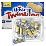 Twinkie Chocolate and Snack Cakes Combo, 10 Cakes & 1 Tub (8 oz, ~20 Pieces) View 1