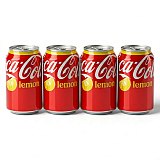 U.K. Imported Limited Edition Flavored Sodas  | 4 Cans Per Order | Coke Lemon