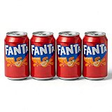U.K. Imported Limited Edition Flavored Sodas | 4 Cans Per Order | Fanta Fruit Twist