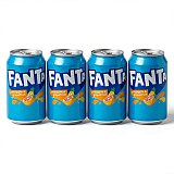U.K. Imported Limited Edition Flavored Sodas | 4 Cans Per Order | Fanta Pineapple & Grapefruit