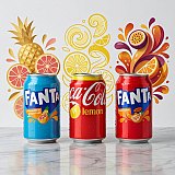 UK Imported Limited Edition Flavored Sodas, 4 Can Pack Choose Flavor (Coke Lemon, Fanta Fruit Twist, Pineapple & Grapefruit) View 4