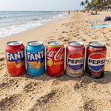 UK Imported Limited Edition Flavored Sodas, 4 Can Pack Choose Flavor (Coke Lemon, Fanta Fruit Twist, Pineapple & Grapefruit) View 5