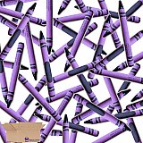 Violet (Purple) Crayon Bulk Value Pack   | 100 Count View 4