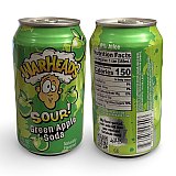 Warheads Flavored Soda Drinks 6 Cans, Choose Flavor or Variety Pack Sour Candy Inspired Soda View 3