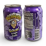 Warheads Flavored Soda Drinks 6 Cans, Choose Flavor or Variety Pack Sour Candy Inspired Soda View 5