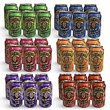 Warheads Flavored Soda Drinks, 6 Cans Per Order | Lemon