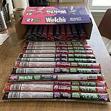 Welch's Soda Giant Freeze Pops, 27 Count, 5.5 oz Each, 15+ Inches Long, Grape Soda & Strawberry Soda Flavors View 5