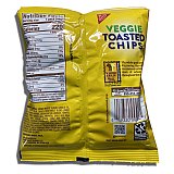 Whole Grain Veggie Wheat Thin Toasted Chips, School Snacks, 30 Pack View 2