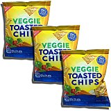 Whole Grain Veggie Wheat Thin Toasted Chips, School Snacks, 30 Pack View 3