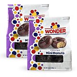 Wonder Mini Donuts – 10 oz Bags |  Chocolate Frosted (2 Bags)
