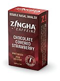Z!NGHA Double Herbal Inhalers | Aromatherapy Nasal Inhaler, Caffeinated Choc Strawberry