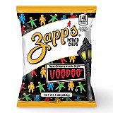 Zapp's Voodoo New Orleans Kettle Style Potato Chips, 1 oz Single Serve Bags, 60 Count Case, Bold Louisiana Snack View 1