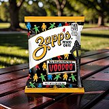Zapp's Voodoo New Orleans Kettle Style Potato Chips, 1 oz Single Serve Bags, 60 Count Case, Bold Louisiana Snack View 3