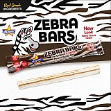 Zebra Bars Original Crunchy Peanut Butter Candy Bars 0.7 oz Sweet & Salty Nostalgic Candy Choose Pack Size View 4