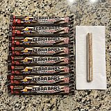 Zebra Bars Original Crunchy Peanut Butter Candy Bars 0.7 oz Sweet & Salty Nostalgic Candy Choose Pack Size View 5